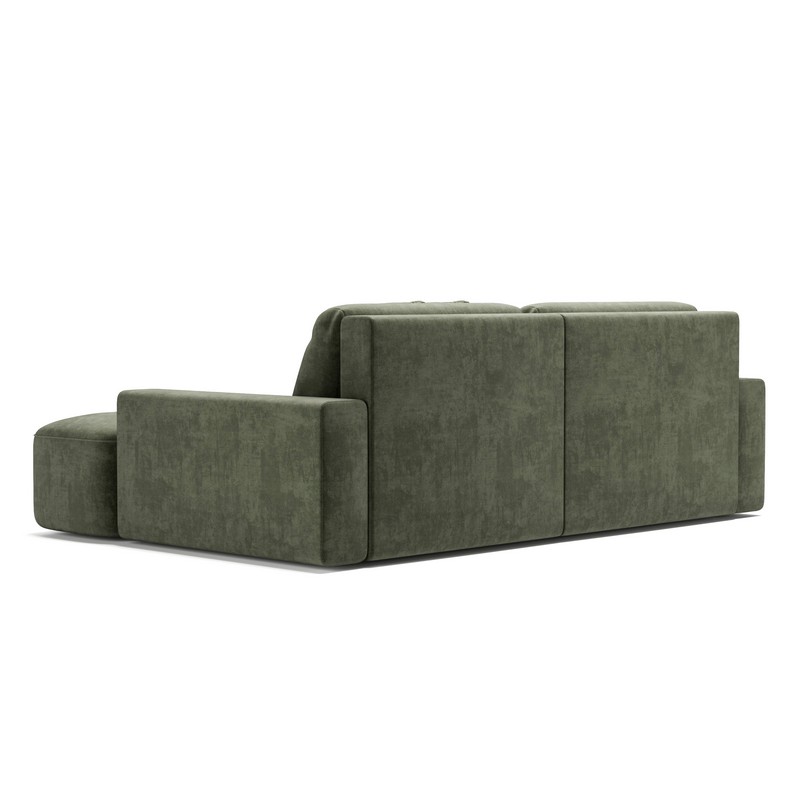 Комо двухмодульный угловой с подлокотниками sharli 6 Green Grass